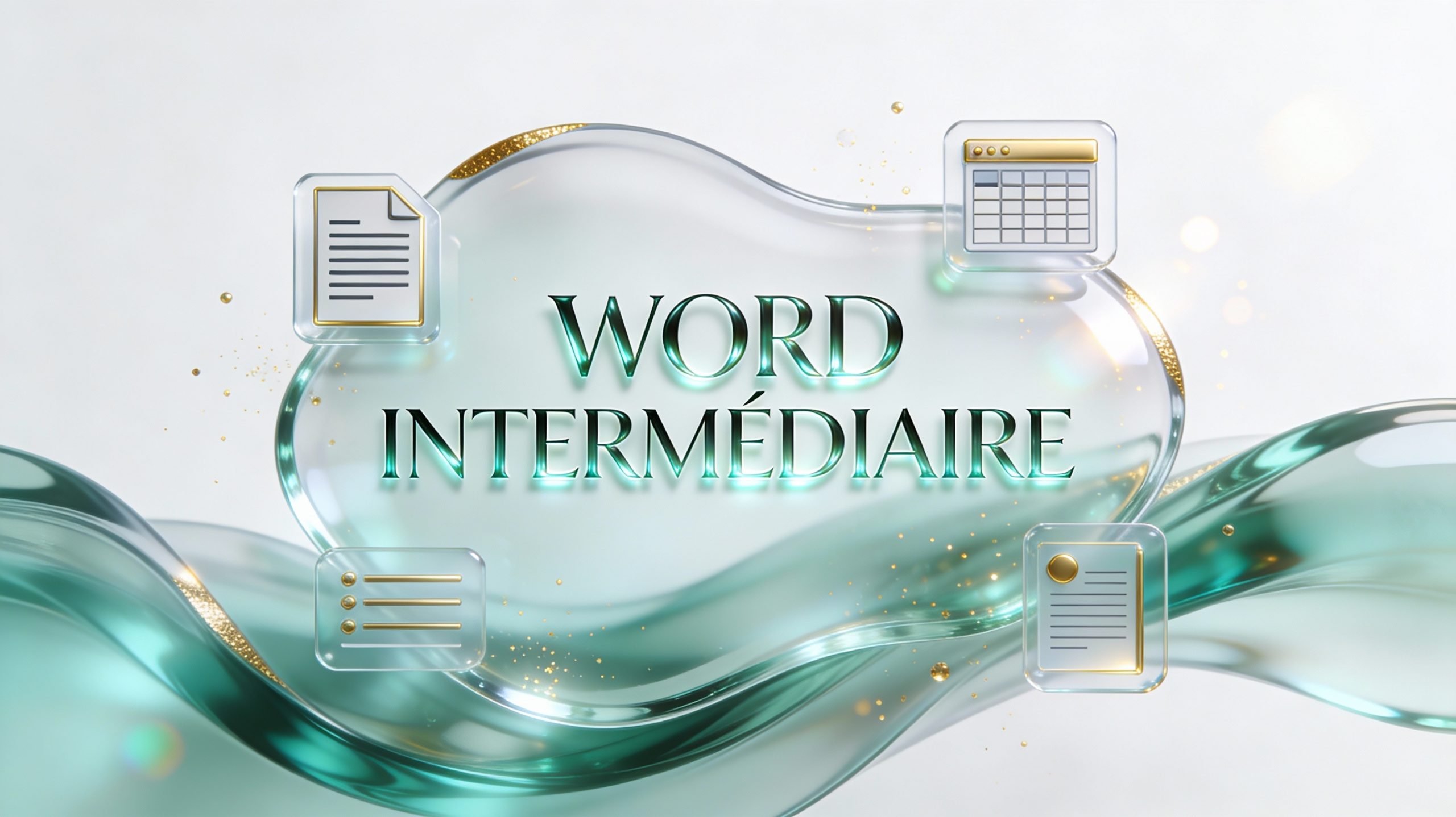 📄 WORD INTERMEDIARE : Maîtrisez les Fonctions Professionnelles et Multipliez Votre Productivité